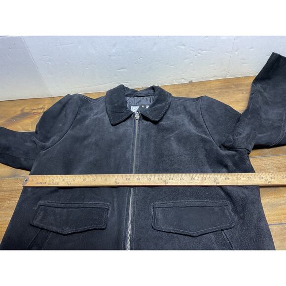 Vintage JLC Adventures On The Wing American Classic M 100% Leather Jacket - Picture 9 of 14